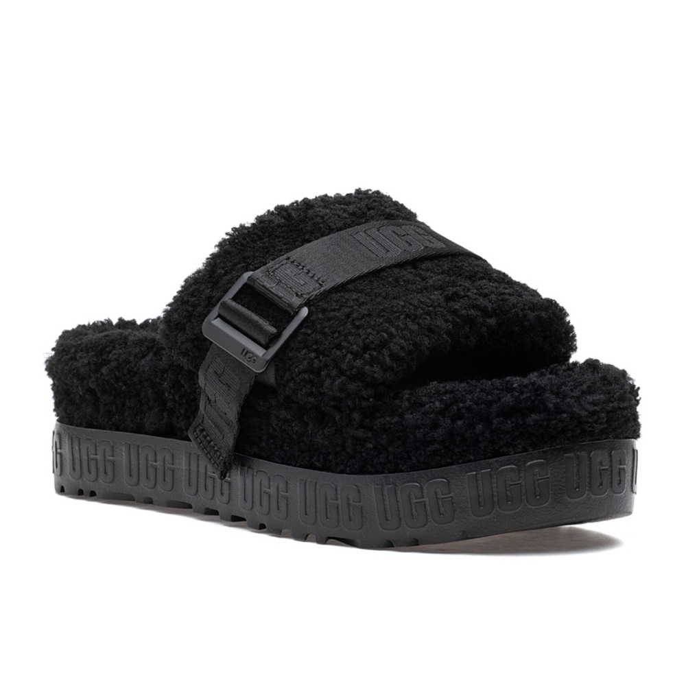 Ugg UGG® FLUFFITA SANDAL BLACK - size 5